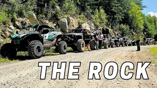 THE ROCK - KRX 1000's, Can Am's and Ultra 4 Car Trail Ride Together!!