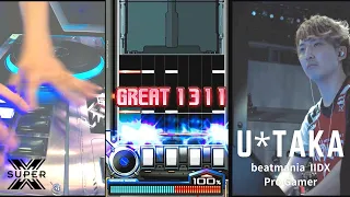 Beatmania IIDX professional gamer | U*TAKA's remarkable techniques