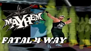 WCW Mayhem N64 Fatal 4 way #WCWMayhemN64