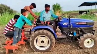 Farmtrac atom 26 on cultivator🔥💯💪 Farmtrac mini tractor