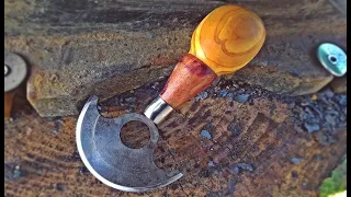 Make a Half Moon Leather knife