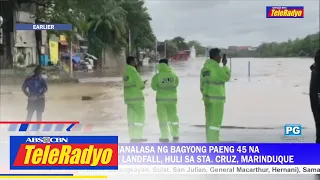 Mga residente ng Marikina pinaghahanda na sa posibleng evacuation | TeleRadyo (29 Oct 2022)