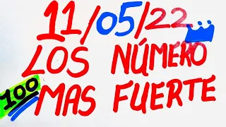 LOS TRES NÚMEROS QUE MAS SALEN HOY 11 DE MAYO DEL 2022