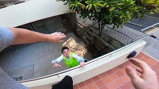 Parkour Escape In Real Life!