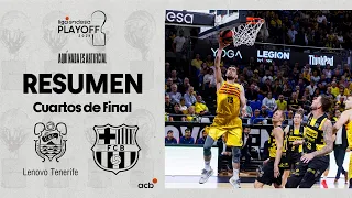 Lenovo Tenerife - Barça (92-97) RESUMEN | Playoff Liga Endesa 2024