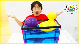 Learn Sink or Float Experiments For Kids with 1hr kids learning video!!