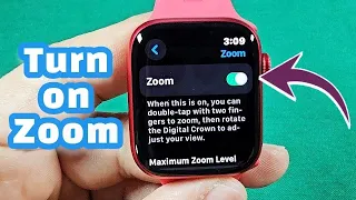How to turn on Zoom in on Apple Watch Series 9 - apple watch