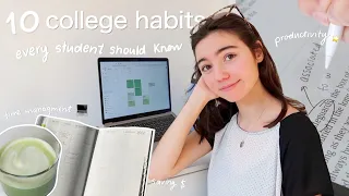 college advice/habits I wish I knew ( productivity 101 )