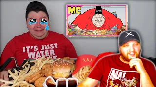 I React to Nikocado Avocado Reacting to MeatCanyon's video of him | "King of Mukbang" | ~REACTION~