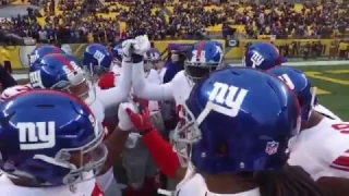 Damon Snacks Harrison Mic'd Up (Giants vs Steelers)