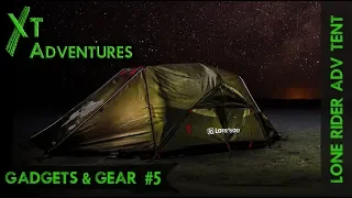 Motorcycle Adventure Tent - LoneRider ADV Tent Review / XT Adventures Gadgets & Gear #5
