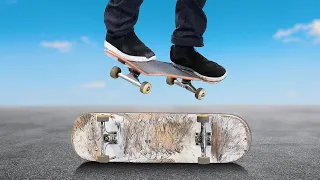 HOW TO OLLIE OVER A SKATEBOARD!