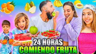 24 HORAS COMIENDO FRUTA | Familia Amiguindy