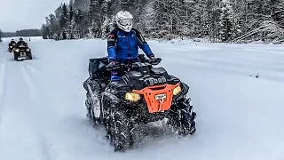 CFMOTO И POLARIS В ПОИСКЕ ЗИМНЕЙ ГРЯЗИ