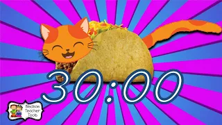 30 Minute Tacocat Countdown Timer