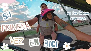 Bebe de 1 año en su primera vez en MTB  |SALIO MAL| 😓😟😨