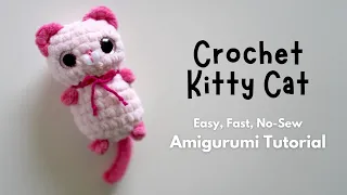 Crochet a cat doll! No-sew amigurumi tutorial