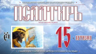 Псалтирь. Кафизма 15 (Пс. 105 - 108) на церковнославянском языке (чит Евгений Пацино)