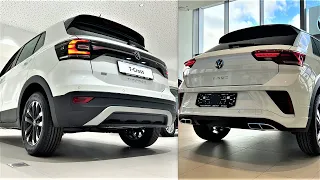 New Volkswagen T-ROC 2023 vs New Volkswagen T-CROSS 2023 - Comparison by Supergimm
