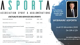 ASPORTA Webinaire 3 décembre 2020 - JOP Paris 2024 & Questions au Ministère des Sports