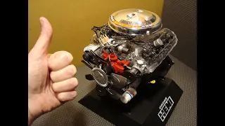 Testors Dodge 426 Hemi V8 Model Engine - Built & Operating Demo+ Comments V1.0