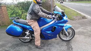 2003 TRIUMPH 955i SPRINT ST COLD START & TEST RIDE