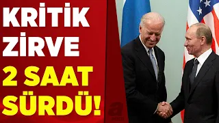 Biden ve Putin'den 2 saatlik video konferans görüşmesi | A Haber