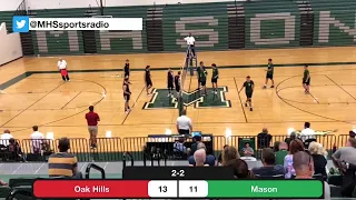 OHSAA Volleyball Playoffs Mason vs Oak Hills