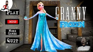 Granny is Elsa (frozen) ► Granny Princess Speedrun ► Door Escape