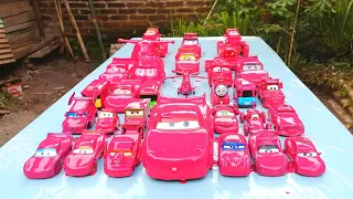 Amazing! Clean up muddy minicar falling into the water & a convoys disney cars! Play in the garden59