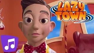 Lazy Town | The Mine Song | Music Video | Kids Karaoke