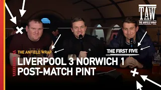 Liverpool 3 Norwich City 1 | Post-Match Pint First Five