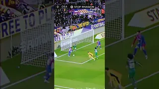 RIQI PUIG amazing goal against osasuna #barcelona #barca #goals