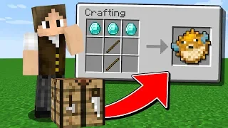 JOGANDO MINECRAFT, MAS TODOS OS CRAFTINGS SÃO ALEATÓRIOS!