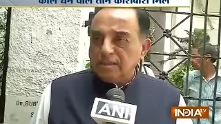 Sonia and Rahul Gandhi on black money list alleges Subramanian Swamy