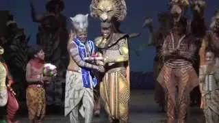 Emotional Onstage Surprise for Cast Member from THE LION KING