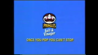 Pringles Salt and Vinegar advert - 8th March 1997 UK Television Commercial