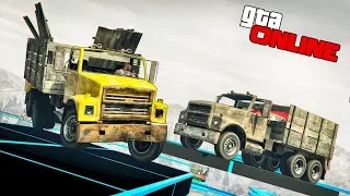 ДОСТАВИШЬ ГРУЗ ПЕРВЫМ - ПОЛУЧИШЬ ПРЕМИЮ :D ВОЛРАЙД НА ГРУЗОВИКЕ  В GTA 5 ONLINE (ГТА 5 ГОНКИ)