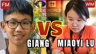 Miaoyi Lu Impressively outwitted the Fide Master! | Fide World youth u16 Chess Olympiad 2023 |