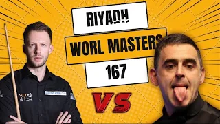 Roonie O’Sullivan vs Judd Trump semi Final Highlights snooker Riyadh world masters 167 Saudi
