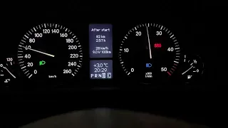 W203 C200 cdi 0-100 km/h