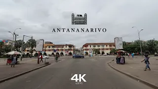 DRIVING DOWNTOWN ANTANANARIVO 🇲🇬 4K⁶⁰