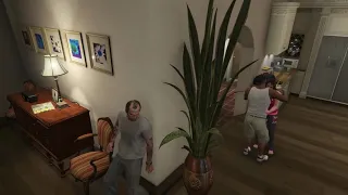 What Franklin and Amanda Do In Michael's House After His Death in GTA 5 Trevor Caught Them