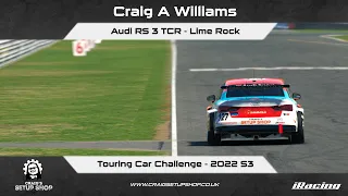 iRacing - 22S3 - Audi RS 3 TCR - Touring Car Challenge - Lime Rock - CAW