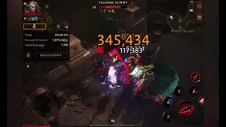 Diablo Immortal : Updated blood knight burst build ! Build in description ✅