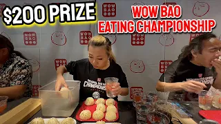 $200 PRIZE WOW BAO EATING CHAMPIONSHIPS 2021!!! IN CHICAGO!! #RAINAISCRAZY