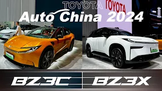 Toyota Unveils Two New EVs at 2024 China Auto Show | The bZ3C and bZ3X