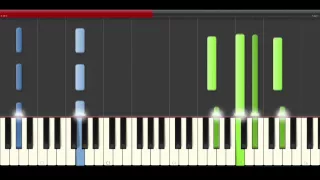 Once Upon a Time piano midi tutorial sheet partitura instrumental