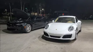 2017 Porsche 911 Carrera S vs 2021 Camaro LT1 FBO E85