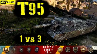 World of Tanks T95 Replay - 10 Kills 8K DMG(Patch 1.5.1)